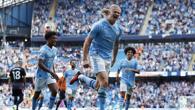 2 Rekor Baru Haaland Usai Cetak Hattrick di Man City vs Fulham