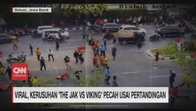VIDEO: Viral Kerusuhan The Jak Vs Viking Pecah Usai Pertandingan