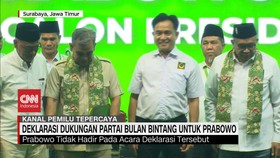 VIDEO: Deklarasi Dukungan Partai Bulan Bintang untuk Prabowo