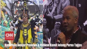 VIDEO: Keseruan Ganjar Pranowo & Ridwan Kamil Jelang Purna Tugas