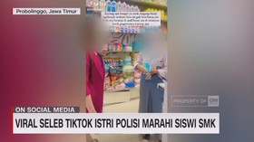VIDEO: Viral Seleb Tiktok Istri Polisi Marahi Siswi SMK