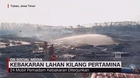 VIDEO: Kebakaran Lahan Kilang Pertamina