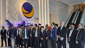 Partai Masyumi Deklarasi Dukung Anies-Cak Imin di NasDem Tower