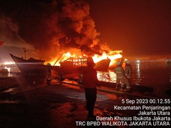 Kebakaran Kapal di Pelabuhan Muara Baru, Berikut 4 Hal Diketahui