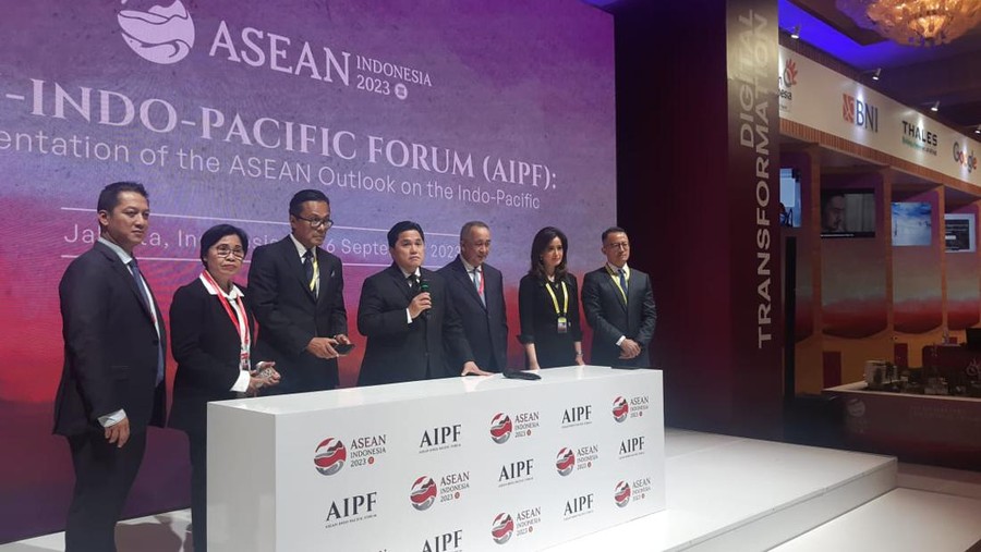 Menteri BUMN Erick Thohir Menteri BUMN Erick Thohir di KTT ASEAN Jakarta