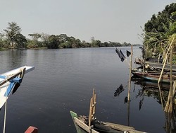 Nelayan Keluhkan Penghasilan Berkurang gegara Sungai Ciujung Menghitam