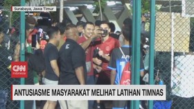 VIDEO: Antusiasme Masyarakat Melihat Latihan Timnas