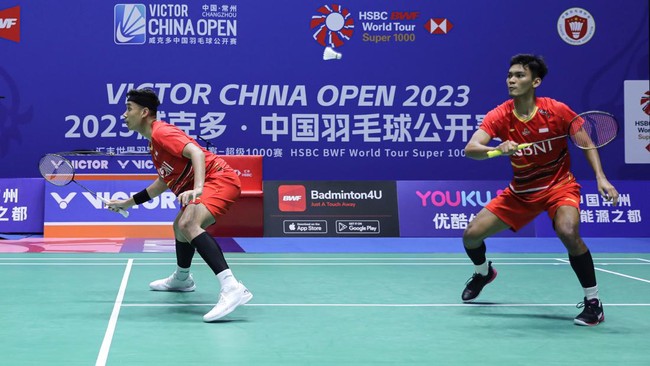 Pelatih ganda putra Indonesia Aryono Miranat mengevaluasi kegagalan anak asuhnya di China Open 2023.