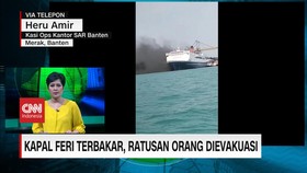 VIDEO: Kapal Feri Terbakar, Ratusan Orang Dievakuasi