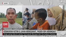 VIDEO: Karhutla Menggawat, Pasien Ispa Meningkat