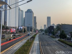 Jelang Gala Dinner KTT ASEAN di GBK, Jl Sudirman Steril
