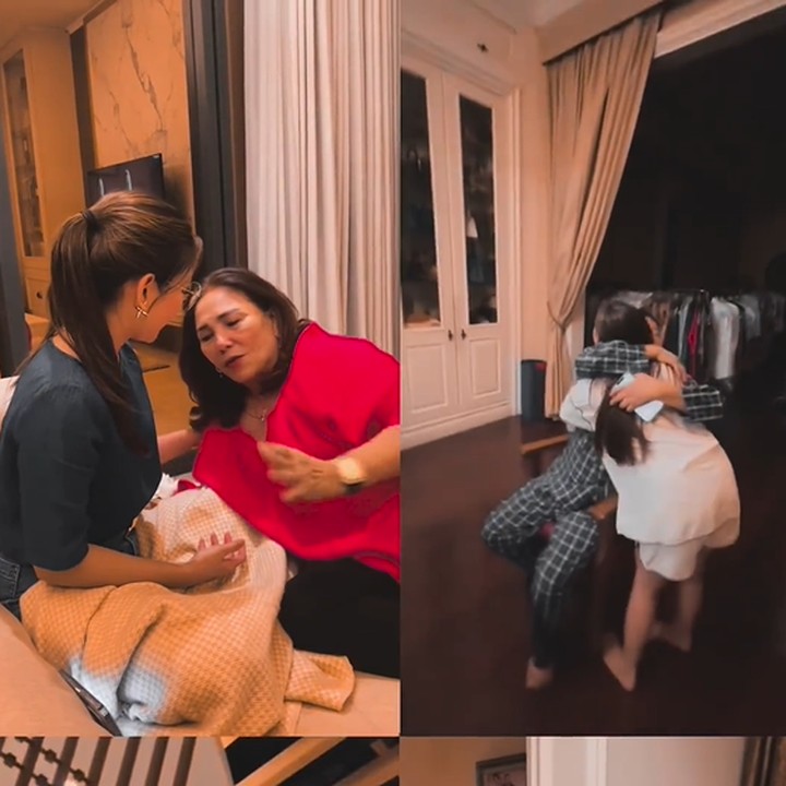 <p>Pasangan ini juga langsung membagikan kabar kehamilannya tersebut kepada keluarga yang disambut penuh haru bahagia. Dari video yang dibagikan terlihat ibunda, sang mertua, dan kakak-kakak ipar yang memeluk Jessica Milla sambil mendoakan serta memberi ucapan selamat. (Foto: Instagram @jscmila)</p>