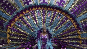 FOTO: Pawai Budaya Warga Kulit Hitam di West Indian Day