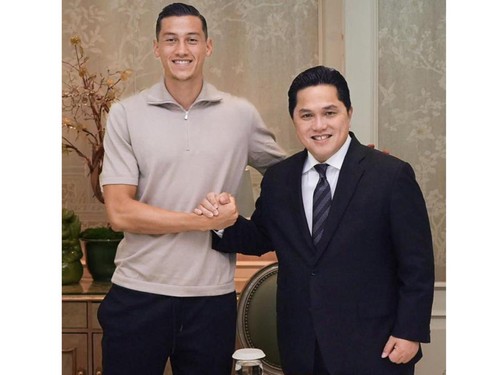 Jay Idzes Ucapkan Selamat ke Erick Thohir: <i>Congratulations</i> Pak