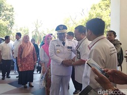Hari Pertama Berkantor, Pj Gubernur Sulsel Bahtiar Disambut Pejabat Pemprov