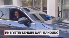 VIDEO: RK Nyetir Sendiri Dari Bandung