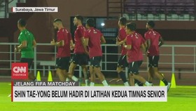 VIDEO: Shin Tae-Yong Belum Hadir di Latihan Kedua Timnas