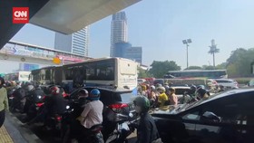 VIDEO: Macet Horor di Sejumlah Jalan Jakarta Imbas Penutupan Jalan