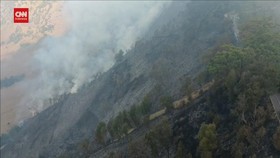 VIDEO: Penampakan Kebakaran Hutan di Gunung Arjuno Jatim