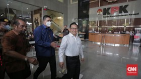 FOTO: Momen Cak Imin Tiba di KPK Jelang Pemeriksaan Saksi