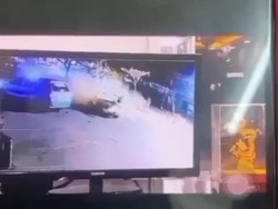 Detik-detik Honda Brio Terguling Tewaskan Sejoli di Makassar