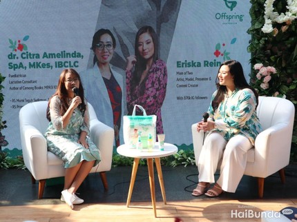 Rawat Anak Berkulit Sensitif, Eriska Rein Jatuh Hati pada Produk Organik Bun