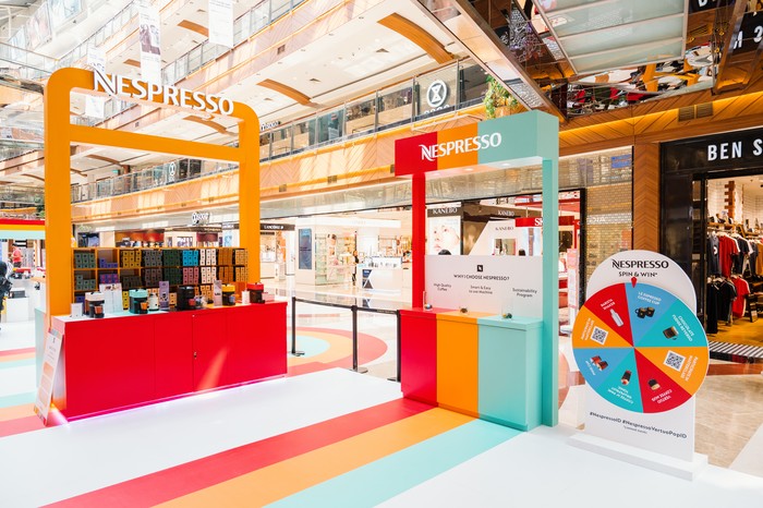 Nespresso pop up store 