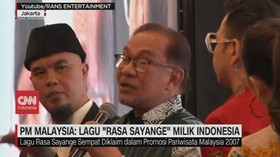 VIDEO: PM Malaysia Lagu 'Rasa Sayange' Milik Indonesia