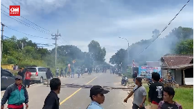 VIDEO: Penampakan Gas Air Mata di Bentrokan Rempang Batam