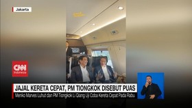 VIDEO: Jajal Kereta Cepat, Perdana Menteri Tiongkok Puas