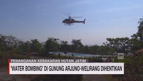 VIDEO: 'Water Bombing' di Gunung Arjuno-Welirang Dihentikan