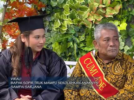 Kisah Sopir Truk Sekolahkan Anak hingga Sarjana Hukum dan Dapatkan Gelar Cum Laude