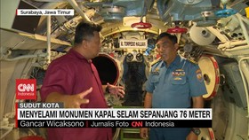 VIDEO: Menyelami Monumen Kapal Selam Sepanjang 76 Meter