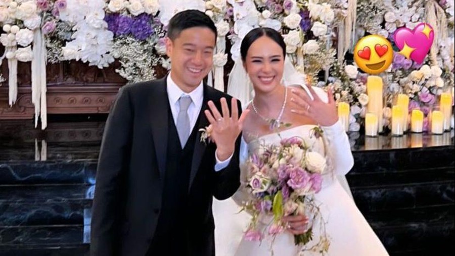 Pernikahan Pamela Bowie dan Gunawan Armand