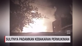 VIDEO: Sulitnya Padamkan Kebakaran Permukiman
