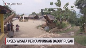 VIDEO: Akses Wisata Perkampungan Baduy Rusak