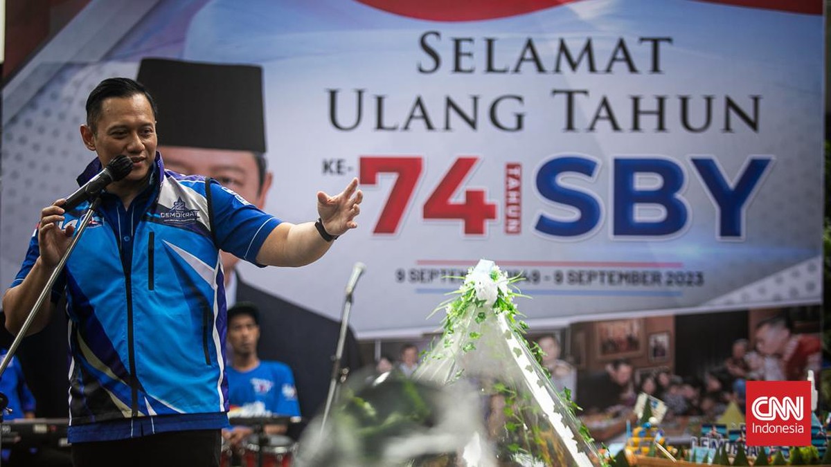 FOTO: Biru dan Move On Demokrat di Perayaan HUT ke-22