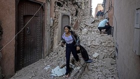 FOTO: Luluh Lantak Maroko Akibat Gempa 6,8 SR