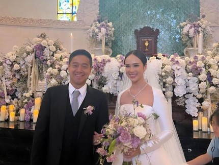 Selamat! Ini 5 Potret Pernikahan Pamela Bowie di Bali
