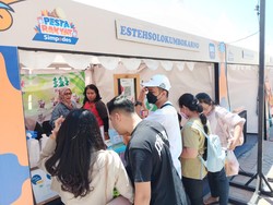 UMKM Kuliner Diserbu Warga Ponorogo di Pesta Rakyat Simpedes 2023