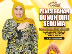 Gubernur Khofifah Ajak Masyarakat Lakukan Aksi Nyata Cegah Bunuh Diri