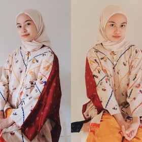 Mix and Match Modis dengan Celana Motif ala Tsana Si Penulis, Yuk Tiru!