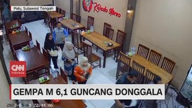 VIDEO: Kepanikan Warga Saat Gempa M 6,1 Guncang Donggala
