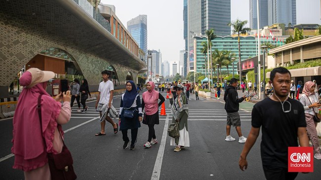 FOTO: Minggu Pagi di CFD Jakarta