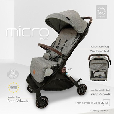 Review Babyelle Micro BS619 Stroller Cabin Size Haibunda