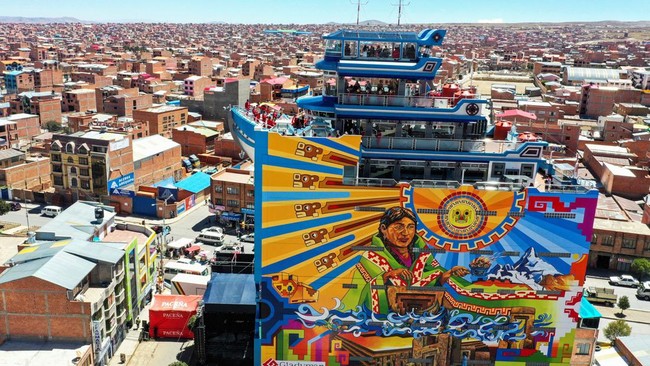 FOTO: Melihat Lanskap Kota di Bolivia dari Sudut Pandang Tertinggi