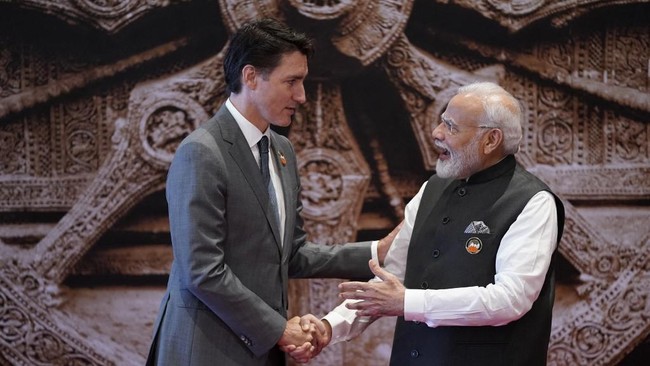 Hubungan India-Kanada memanas usai Ottawa menuduh agen India terlibat pembunuhan tokoh separatis Sikh.