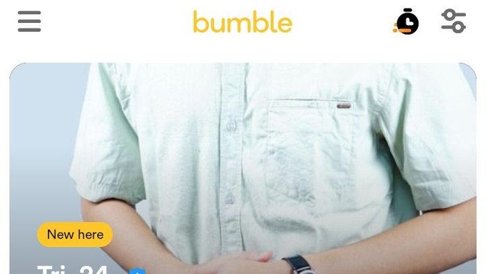 tri wahyudi, caleg pkb kampanye lewat aplikasi kencan Bumble
