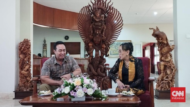Sukmawati berharap Andika menjadi bakal calon wakil presiden yang mendampingi bakal calon presiden dari PDIP Ganjar Pranowo.