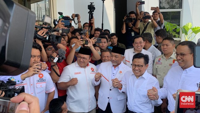 Juru Bicara bakal Capres Koalisi Perubahan Anies Baswedan, Sudirman Said mengatakan pihaknya masih membuka pintu bagi pihak lain termasuk Partai Demokrat.